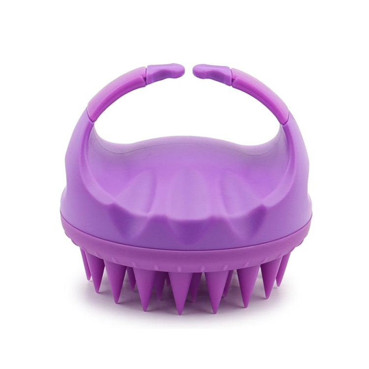 Round Hair Washing Brush Silicone Wet & Dry Multipurpose Massage Brush