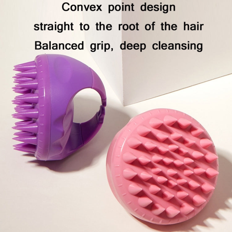 Round Hair Washing Brush Silicone Wet & Dry Multipurpose Massage Brush