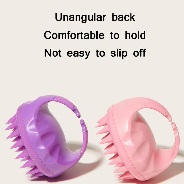 Round Hair Washing Brush Silicone Wet & Dry Multipurpose Massage Brush