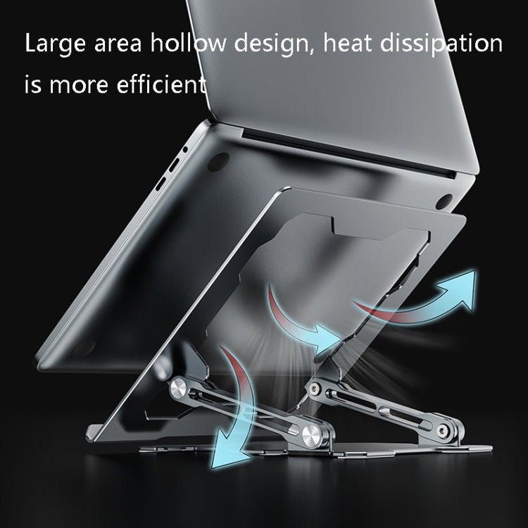Integrated Foldable Laptop Stand Hollow Heat-Dissipating Flat Desktop Stand