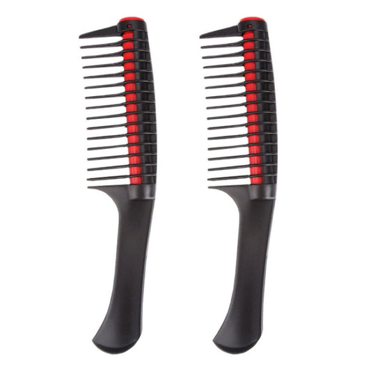 2 PCS 0089 Hair Salon Dyeing Hair Styling Brush Rolling Heart Smooth Hair Comb Brushing Hairdressing Tools
