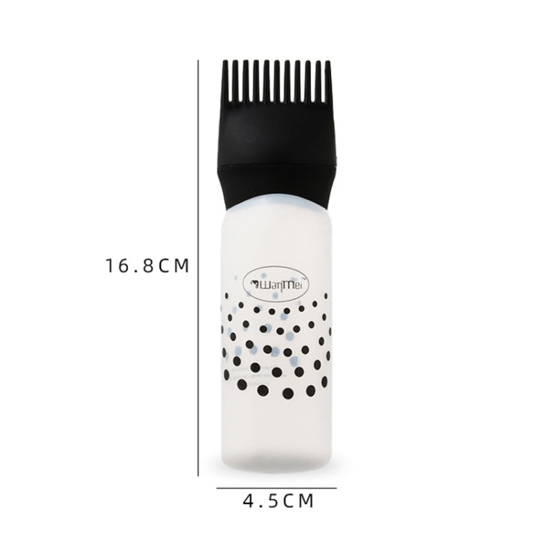 Hair Dyeing Hair Care Dry Cleaning Bottle Squeeze Transparent Rinse Scale Bottle Hairdressing Tools