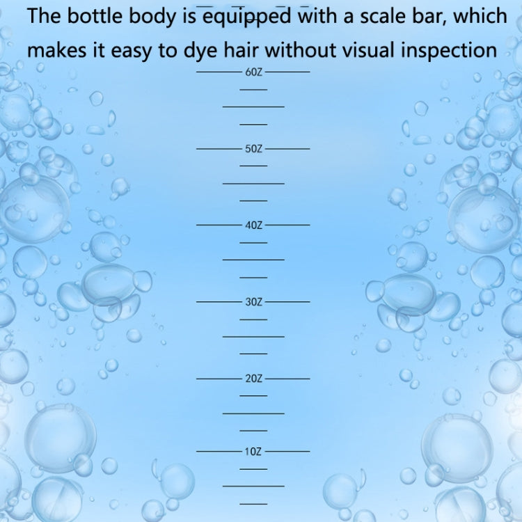 Hair Dyeing Hair Care Dry Cleaning Bottle Squeeze Transparent Rinse Scale Bottle Hairdressing Tools