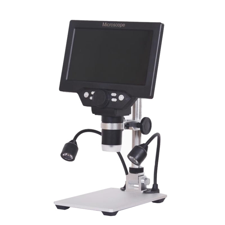 G1200D 7 Inch LCD Screen 1200X Portable Electronic Digital Desktop Stand Microscope, EU Plug Without Battery, US Plug Without Battery, AU Plug Without Battery, UK Plug Without Battery