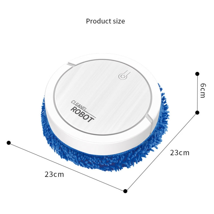 K333 Fully Automatic Dry Wet Two-Purpose Smart Sweeping Machine, Piano Black, Elegant White