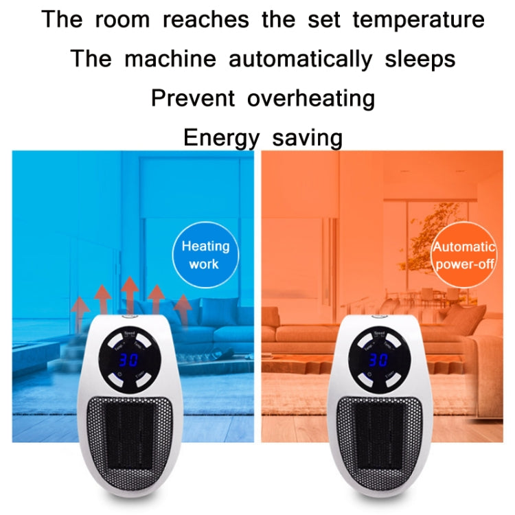 Household Multifunctional Intelligent Temperature Control Small Heater, Specification:, US Plug