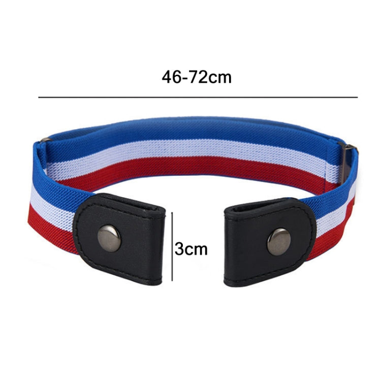 Jeans Non-Marking Invisible Elastic Canvas Lazy Belt