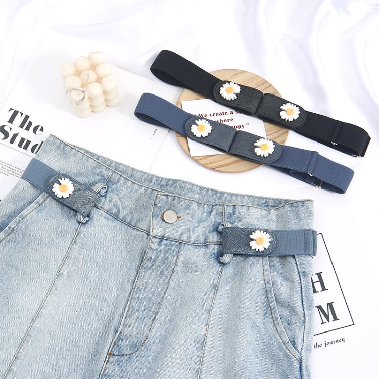 Jeans Non-Marking Invisible Elastic Canvas Lazy Belt