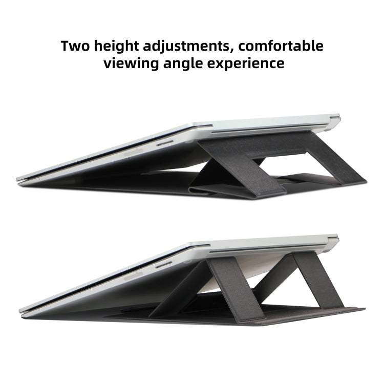 Laptop Leather Folding Stand Tablet Phone Holder