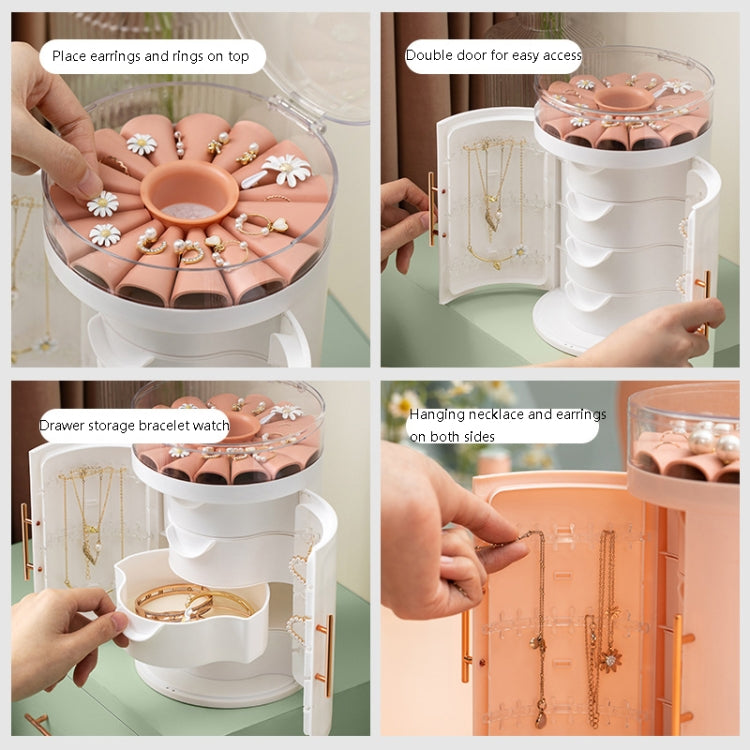 HZ03 Five-Layer Multifunctional Jewelry Storage Box