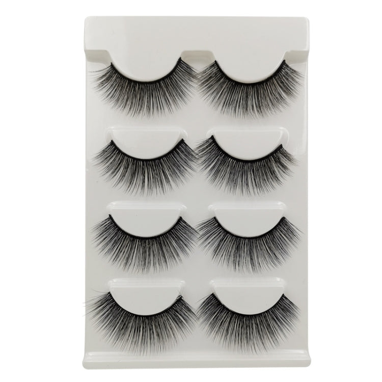 SHIDISHANGPIN 3D Mink False Eyelashes Naturally Thick Eyelashes