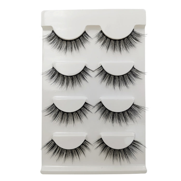 SHIDISHANGPIN 3D Mink False Eyelashes Naturally Thick Eyelashes