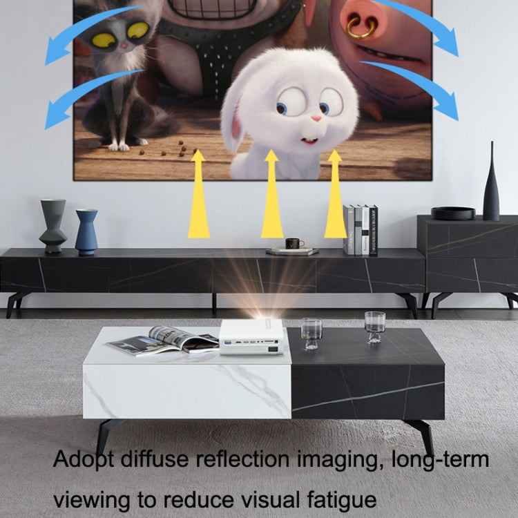 YG530 Home LED Small HD 1080P Projector, US Plug, EU Plug, UK Plug, AU Plug