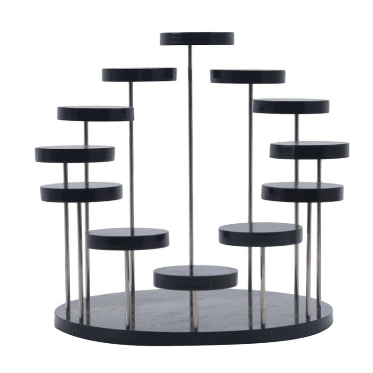 12 Rounds Base Acrylic Jewelry Ring Display Stand