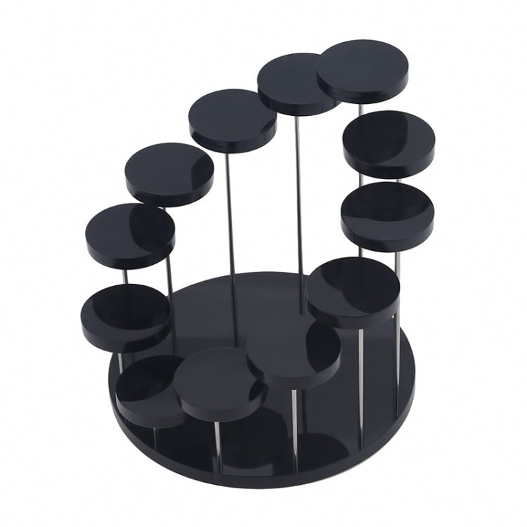 12 Rounds Base Acrylic Jewelry Ring Display Stand