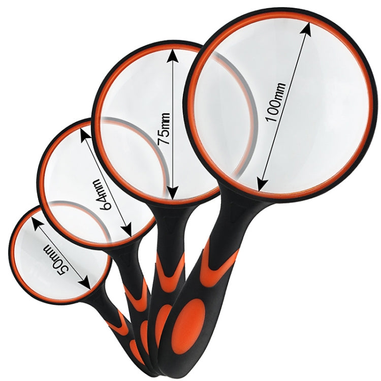 10X HD Optical Lens Handheld Magnifying Glass