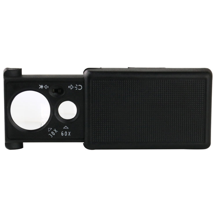 9881 30-60X Pull-Out LED Light Banknote Inspection Lamp with Lanyard