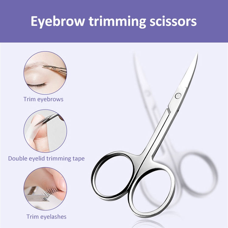 5 PCS Stainless Steel Elbow Eyebrow Trimming Scissors