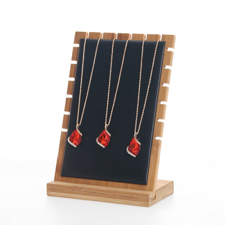 Bamboo Wood Detachable Jewelry Storage Display Stand