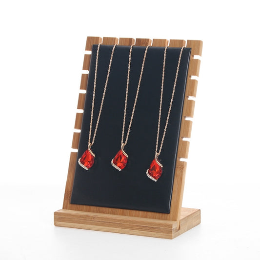 Bamboo Wood Detachable Jewelry Storage Display Stand