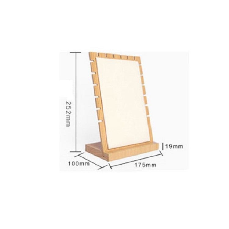 Bamboo Wood Detachable Jewelry Storage Display Stand