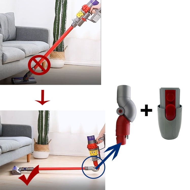 吸尘器吸头转接头适用于戴森V7 V8 V10 V11, Top  Adapter, Bottom Adapter