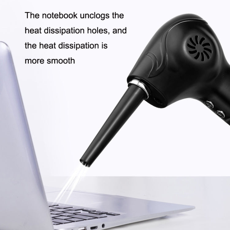 WD-1819 High Power USB Portable Computer Keyboard Duster, Battery Capacity:, 6000mAh (Black), 10000mAh (Black)