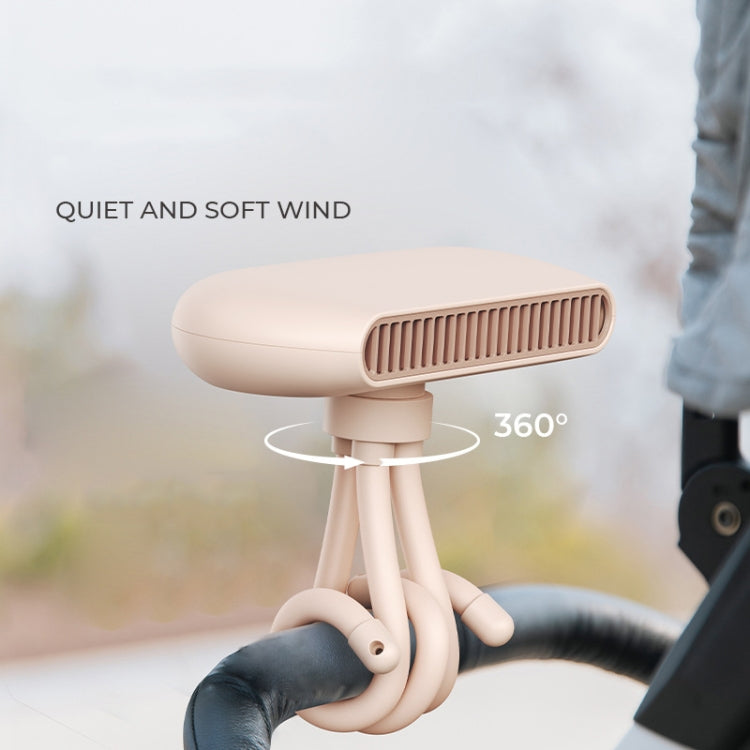 Handheld Mini USB Charging Desktop Portable Stroller Octopus Fan