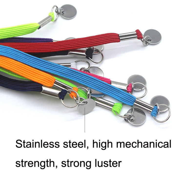 1 Pair Sports Casual Color Stretch Free Shoe Lace