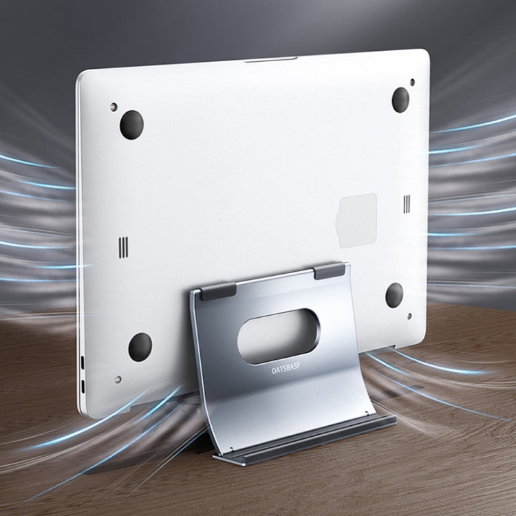 Oatsbasf 03880 H-type Alloy Laptop Gravity Automatic Storage Rack