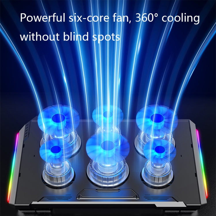 NUOXI Q9 RGB Lighting Effect Laptop Cooler