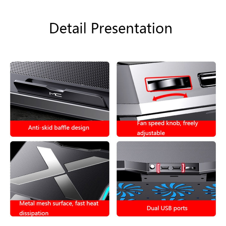 MC Q3 Lifting and Folding Laptop Cooler