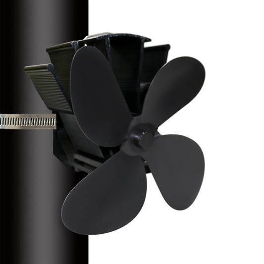 YL603 Thermodynamic Magnetless Wall Mounted Fireplace Fan, Black, Gold, Silver, Gray, Red, Bronze, Rose Red, Blue