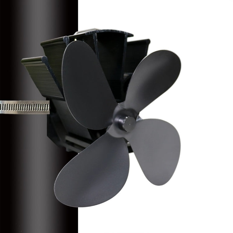YL603 Thermodynamic Magnetless Wall Mounted Fireplace Fan, Black, Gold, Silver, Gray, Red, Bronze, Rose Red, Blue