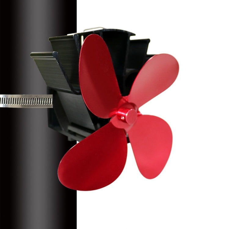 YL603 Thermodynamic Magnetless Wall Mounted Fireplace Fan, Black, Gold, Silver, Gray, Red, Bronze, Rose Red, Blue