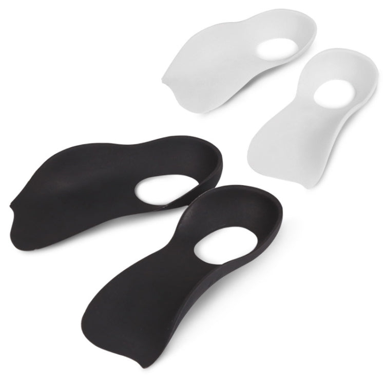 1 Pair Flat Foot Bow Corrected XO Leg Orthopedic Insole, Size: M (White)