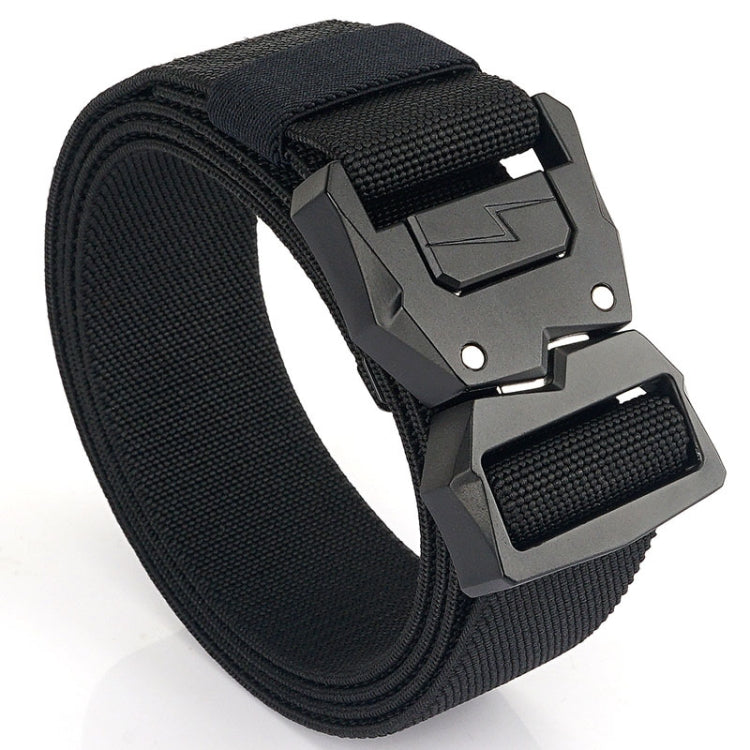 Outdoor Casual Lightning Buckle Men Elastic Belt, Length: