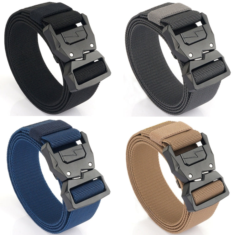 Outdoor Casual Lightning Buckle Men Elastic Belt, Length: