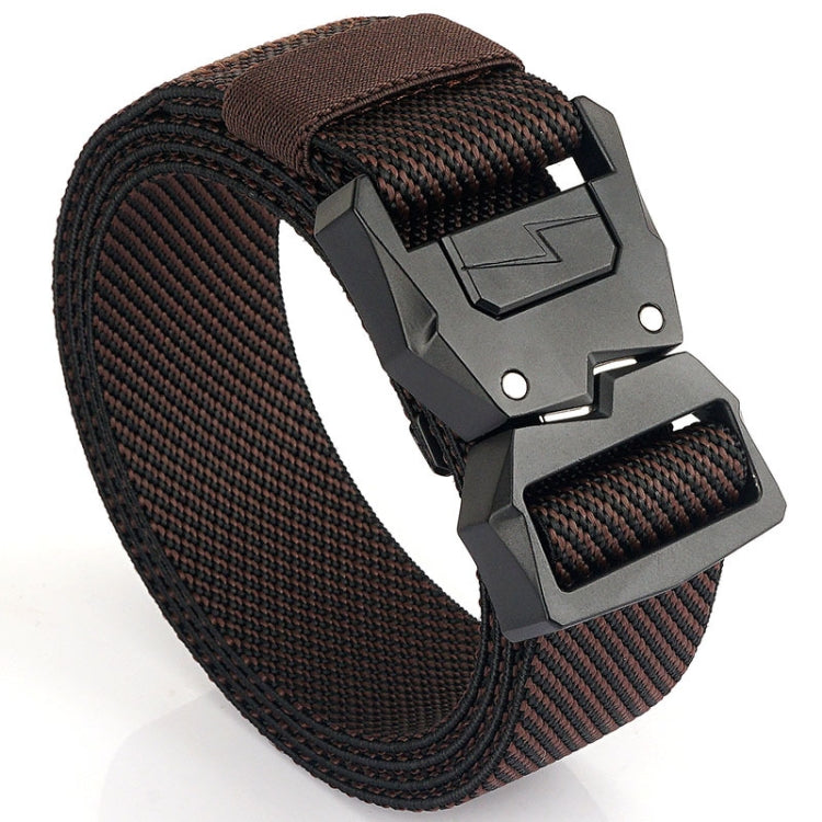 Outdoor Casual Lightning Buckle Men Elastic Belt, Length: