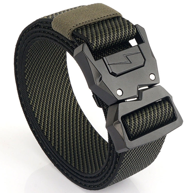 Outdoor Casual Lightning Buckle Men Elastic Belt, Length: