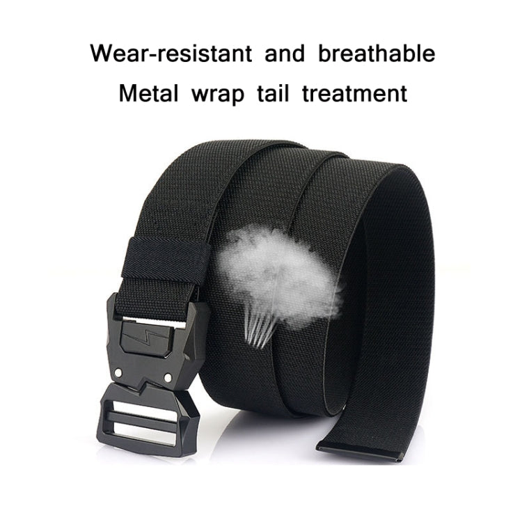 Outdoor Casual Lightning Buckle Men Elastic Belt, Length: