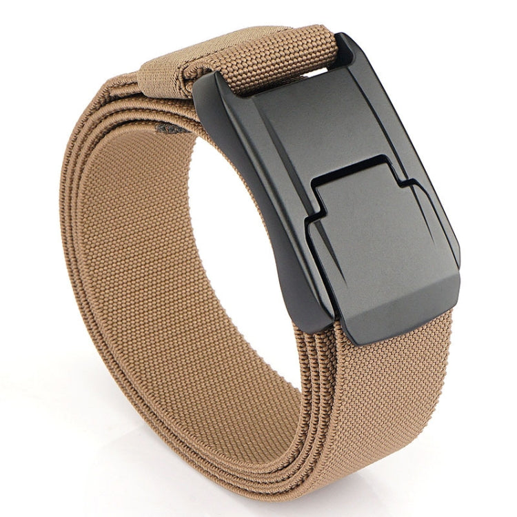 Men Casual Fashion Stretch Woven Quick Buckle Belt, Length: