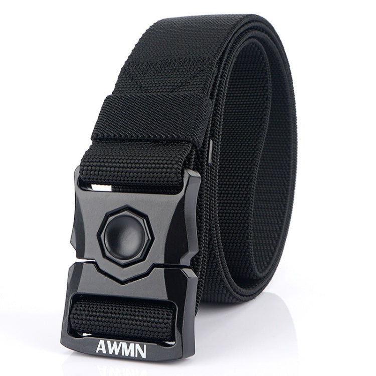AWMN Outdoor Men Versatile Buckle Elastic Belt, Length: