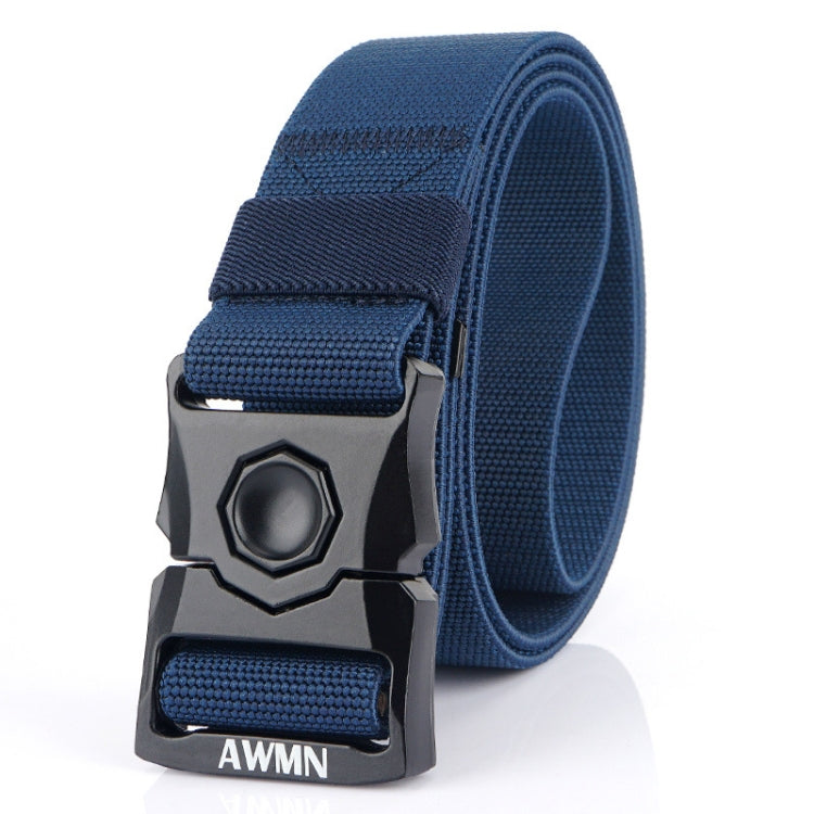 AWMN Outdoor Men Versatile Buckle Elastic Belt, Length: