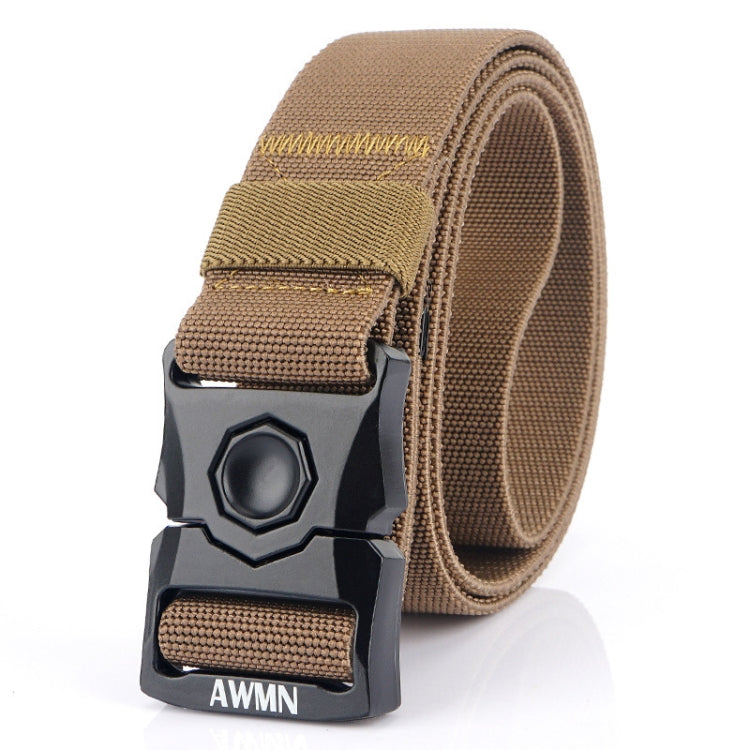 AWMN Outdoor Men Versatile Buckle Elastic Belt, Length:
