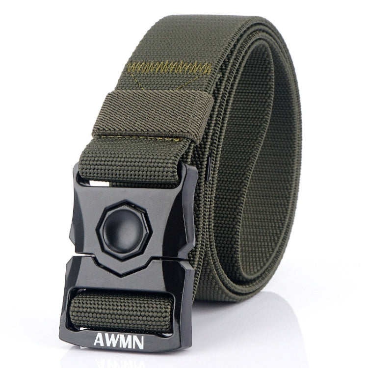 AWMN Outdoor Men Versatile Buckle Elastic Belt, Length: