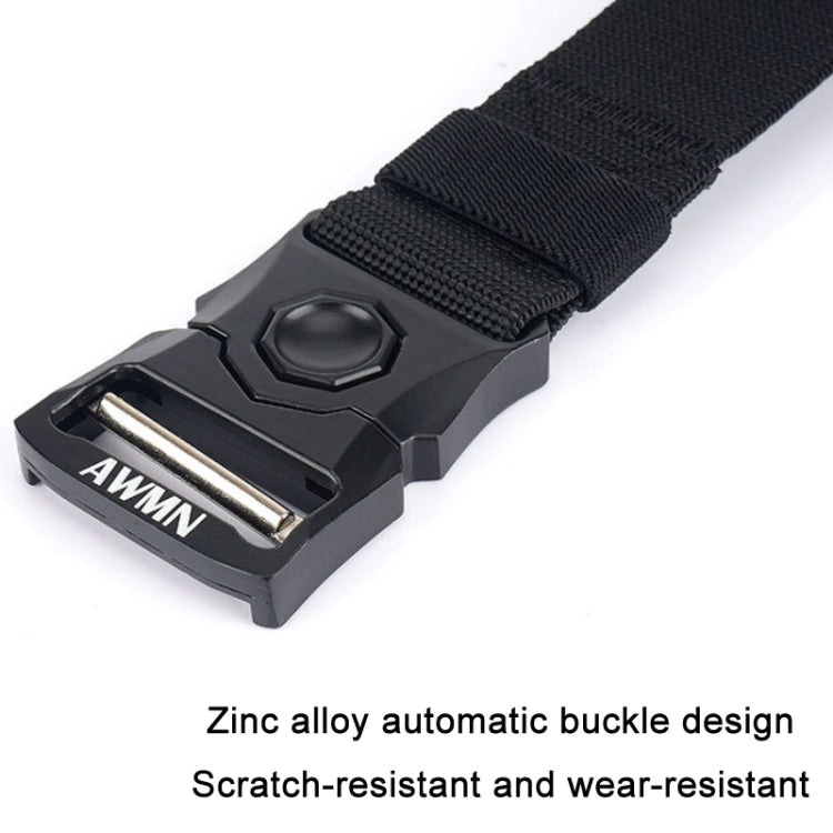 AWMN Outdoor Men Versatile Buckle Elastic Belt, Length: