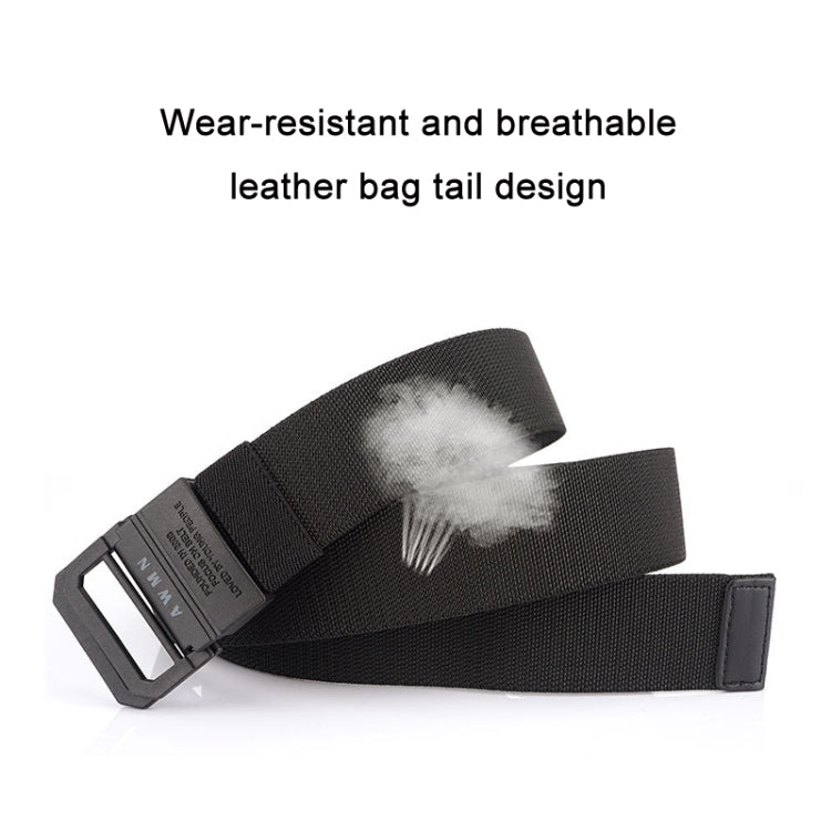 Men Lightweight Metal Free Casual Elastic Belt, Length: