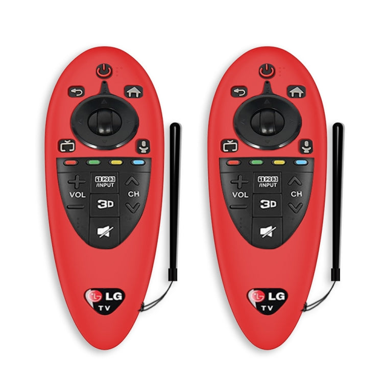 2 PCS Remote Control Dustproof Silicone Protective Cover For LG AN-MR500 Remote Control