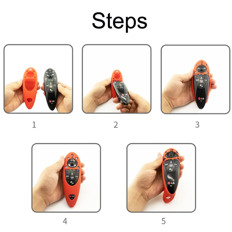 2 PCS Remote Control Dustproof Silicone Protective Cover For LG AN-MR500 Remote Control